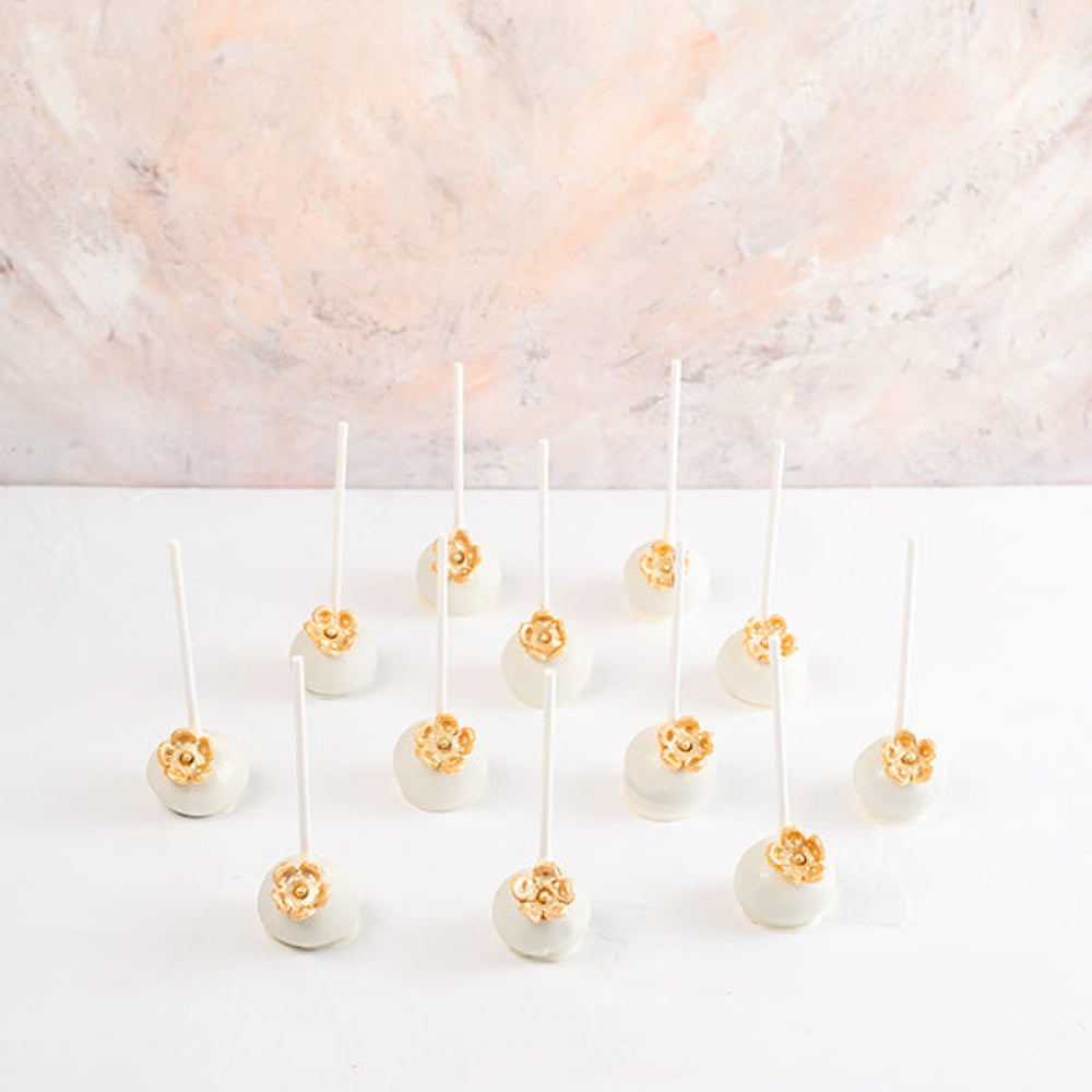 White and Golden Cake Pops