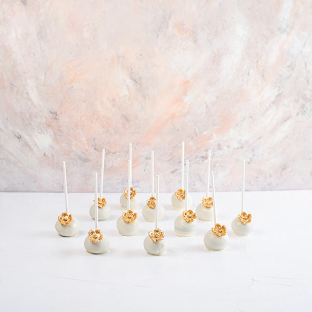 White and Golden Cake Pops