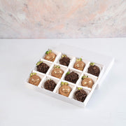 Golden and Dark Chocolate Covered Berries