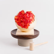 Artisan White Chocolate Smash with Textured Red Heart