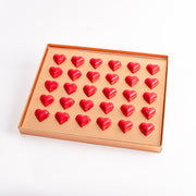 30-Piece Luxury Ruby Heart Chocolate