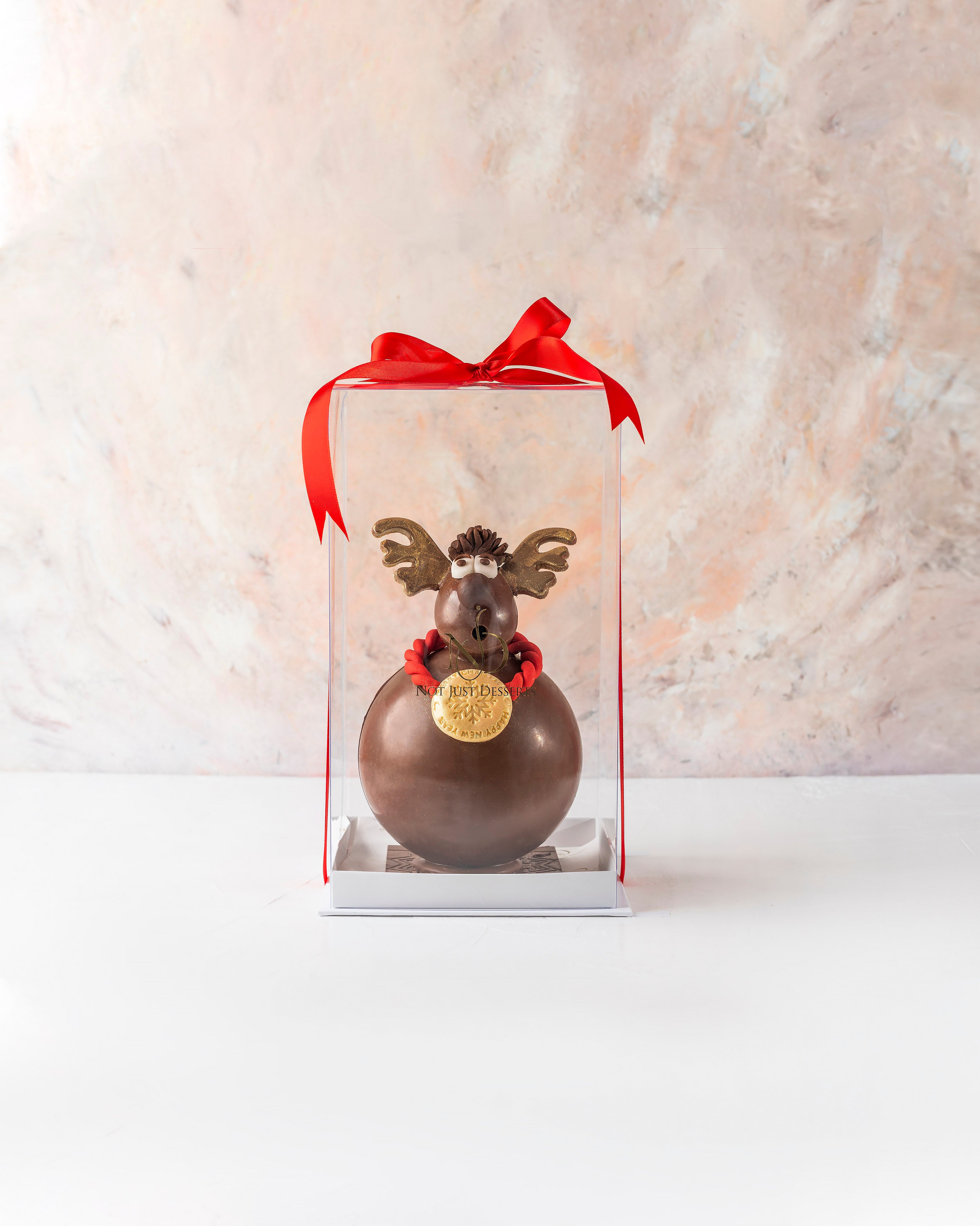 3D Belgian Milk Chocolate Reindeer
