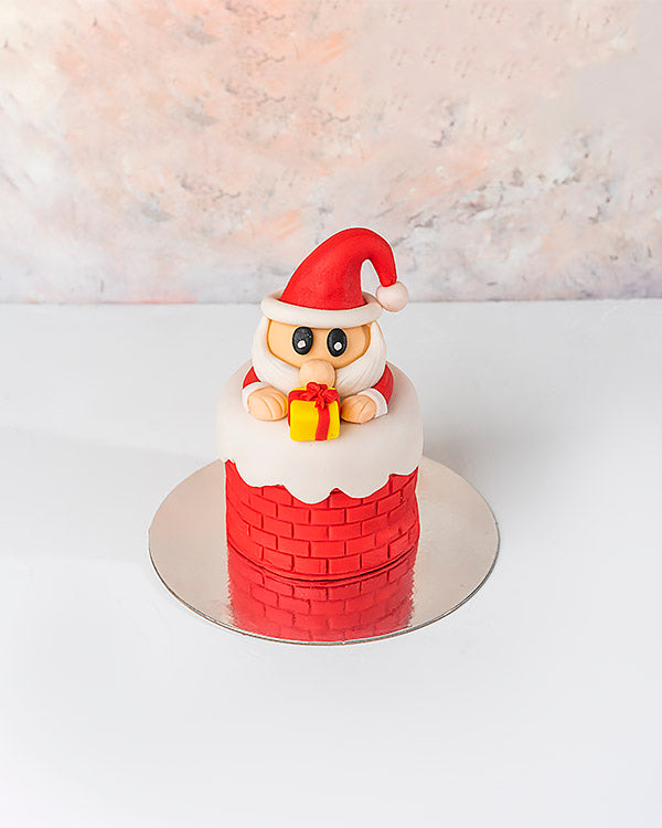 Santa in Chimney Cake