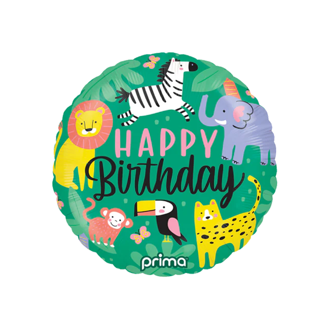 18" Animal Theme Birthday Balloon 2