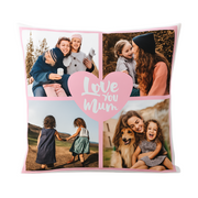Personalised 4 Photo Cushion