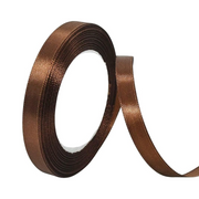 Brown Satin Ribbon - 25 Yards Length