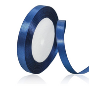 Dark Blue Satin Ribbon - 25 Yards Length