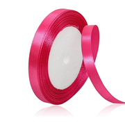 Dark Pink Satin Ribbon - 25 Yards Length