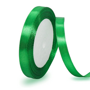 Green Satin Ribbon - 25 Yards Length