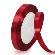 Maroon Satin Ribbon - 25 Yards Length