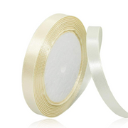Vanilla Satin Ribbon - 25 Yards Length