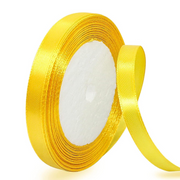 Yellow Satin Ribbon - 25 Yards Length