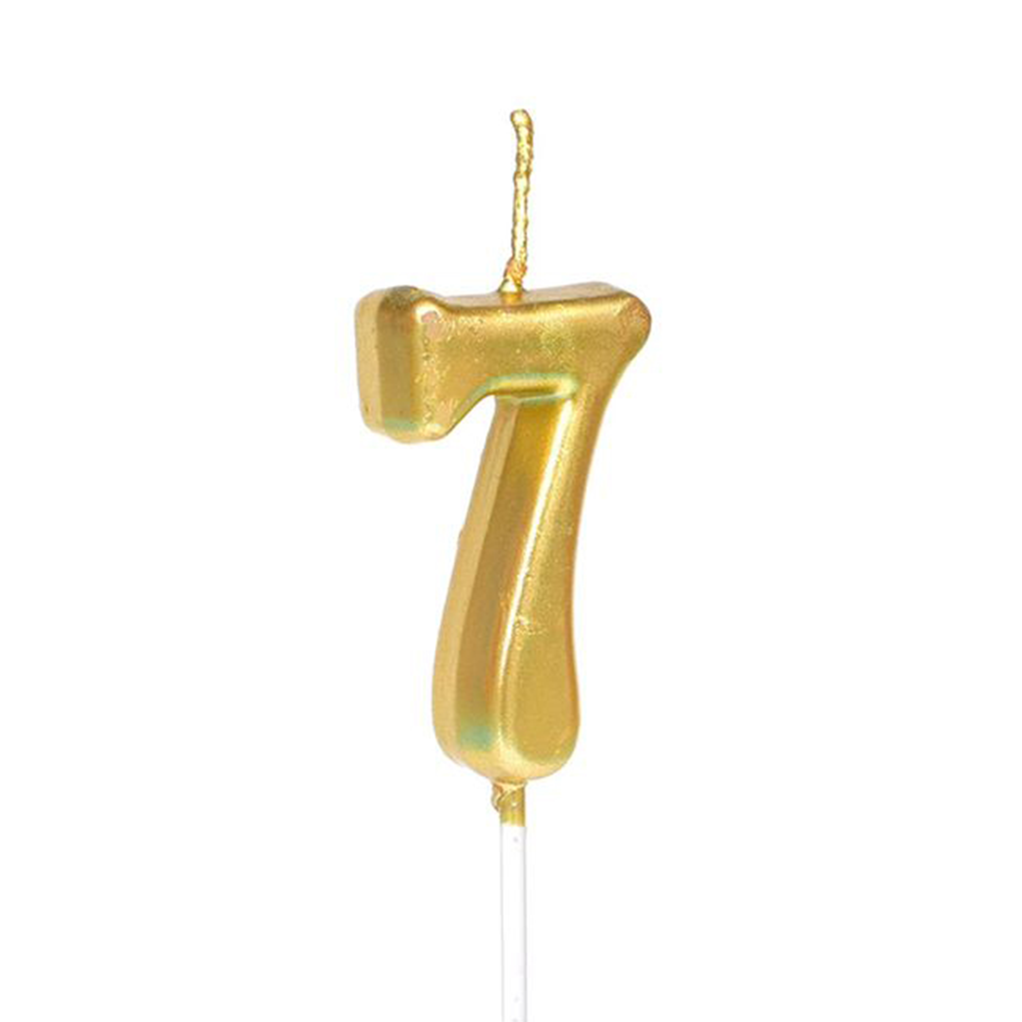 Number Candle - Gold