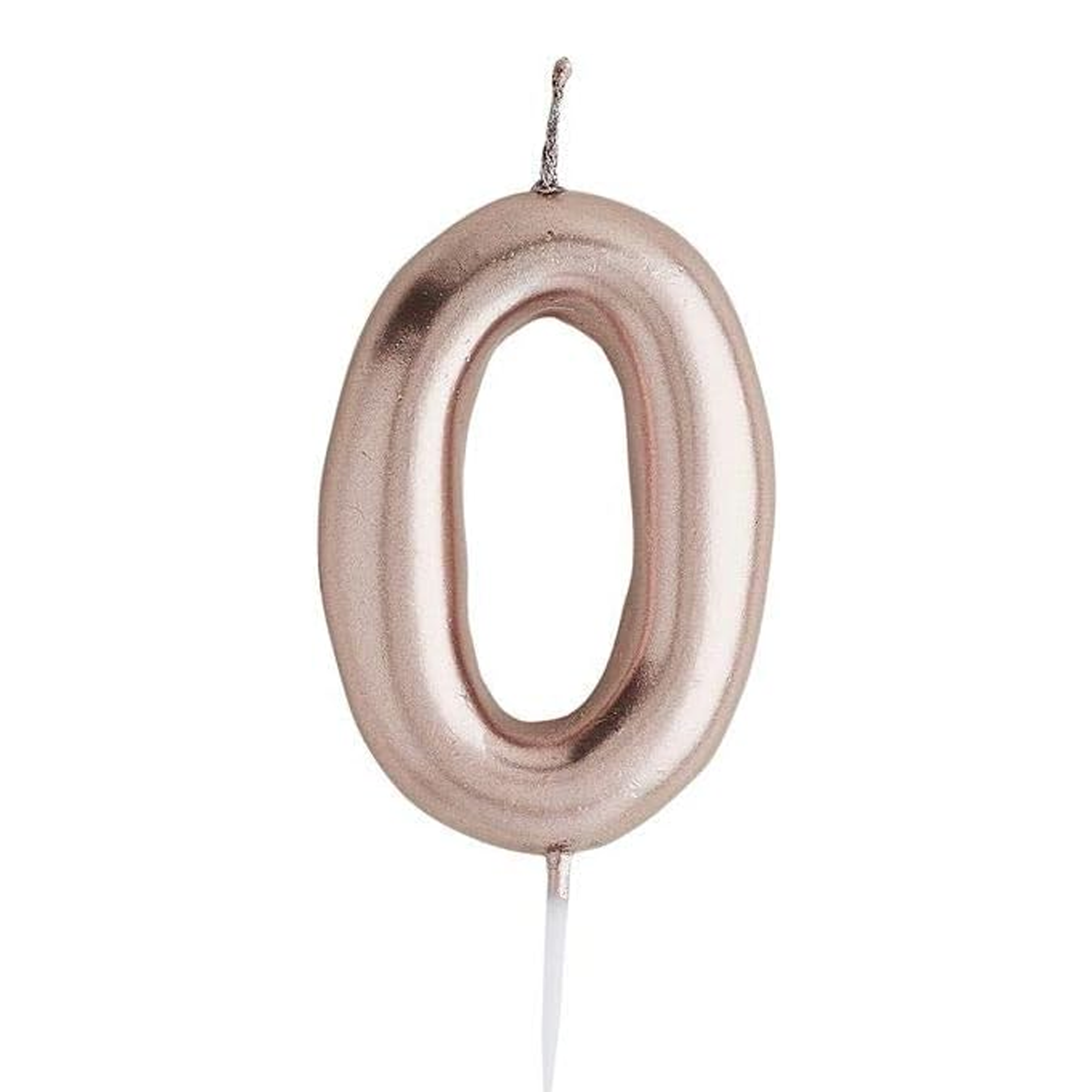 Number Candle - Rose Gold
