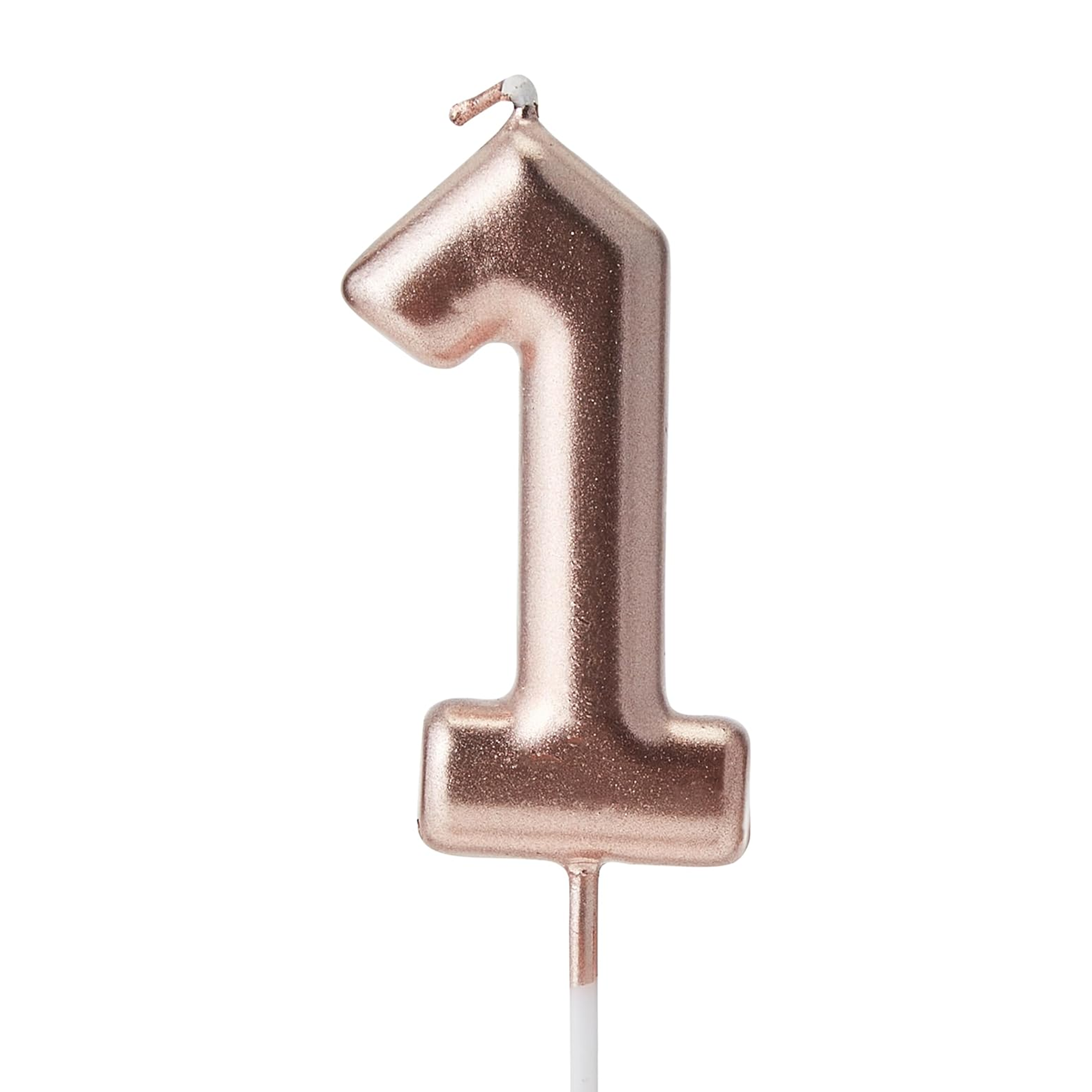 Number Candle - Rose Gold