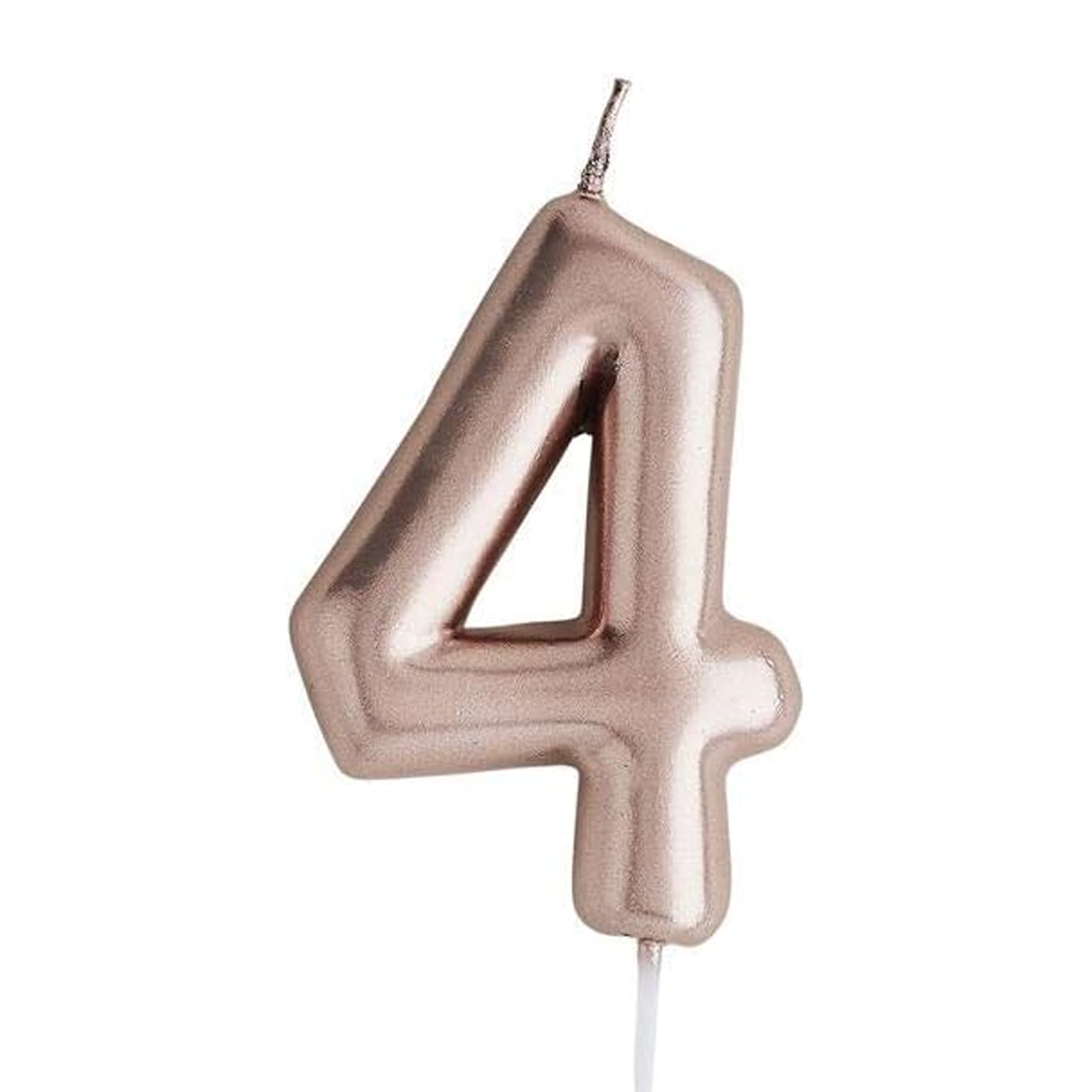 Number Candle - Rose Gold
