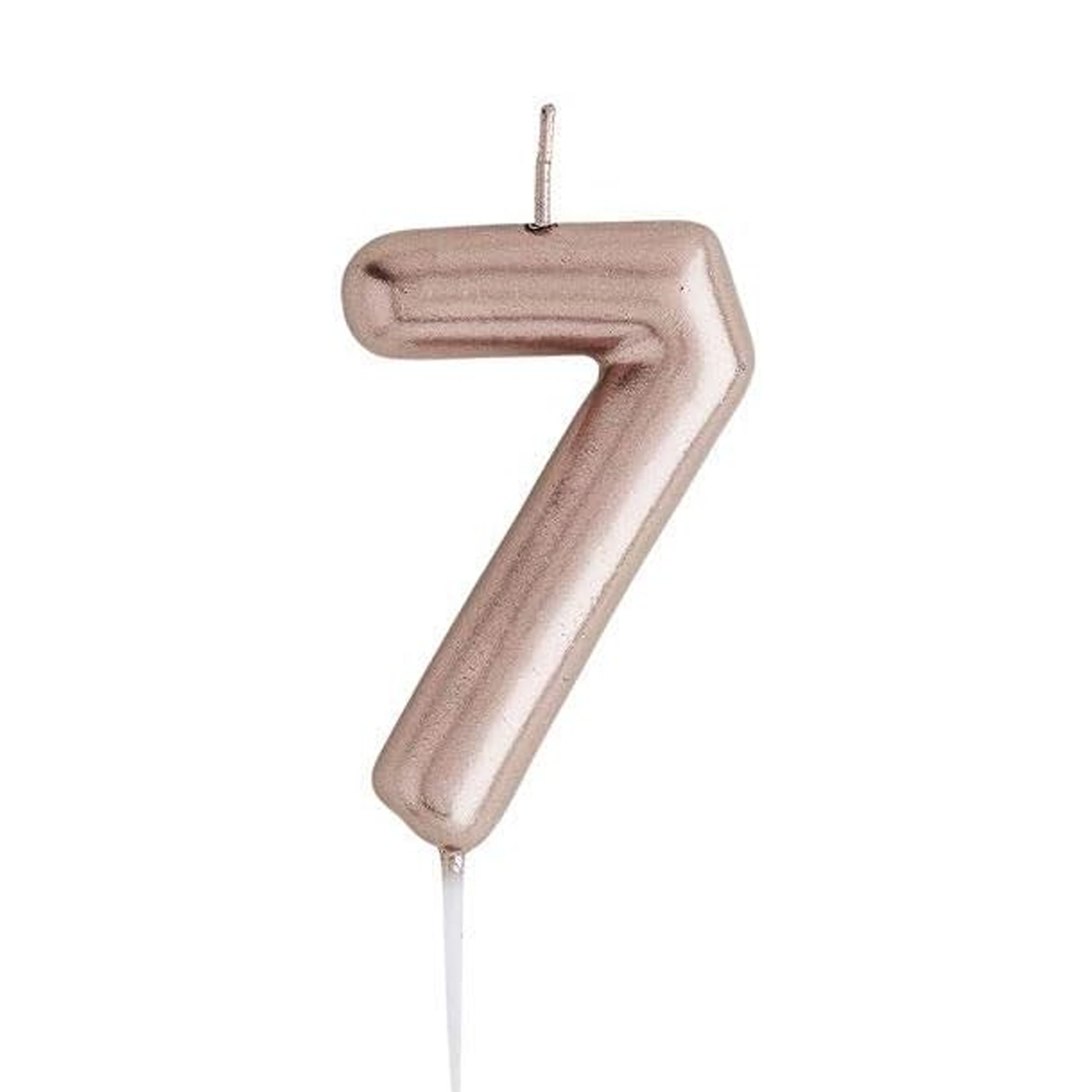 Number Candle - Rose Gold