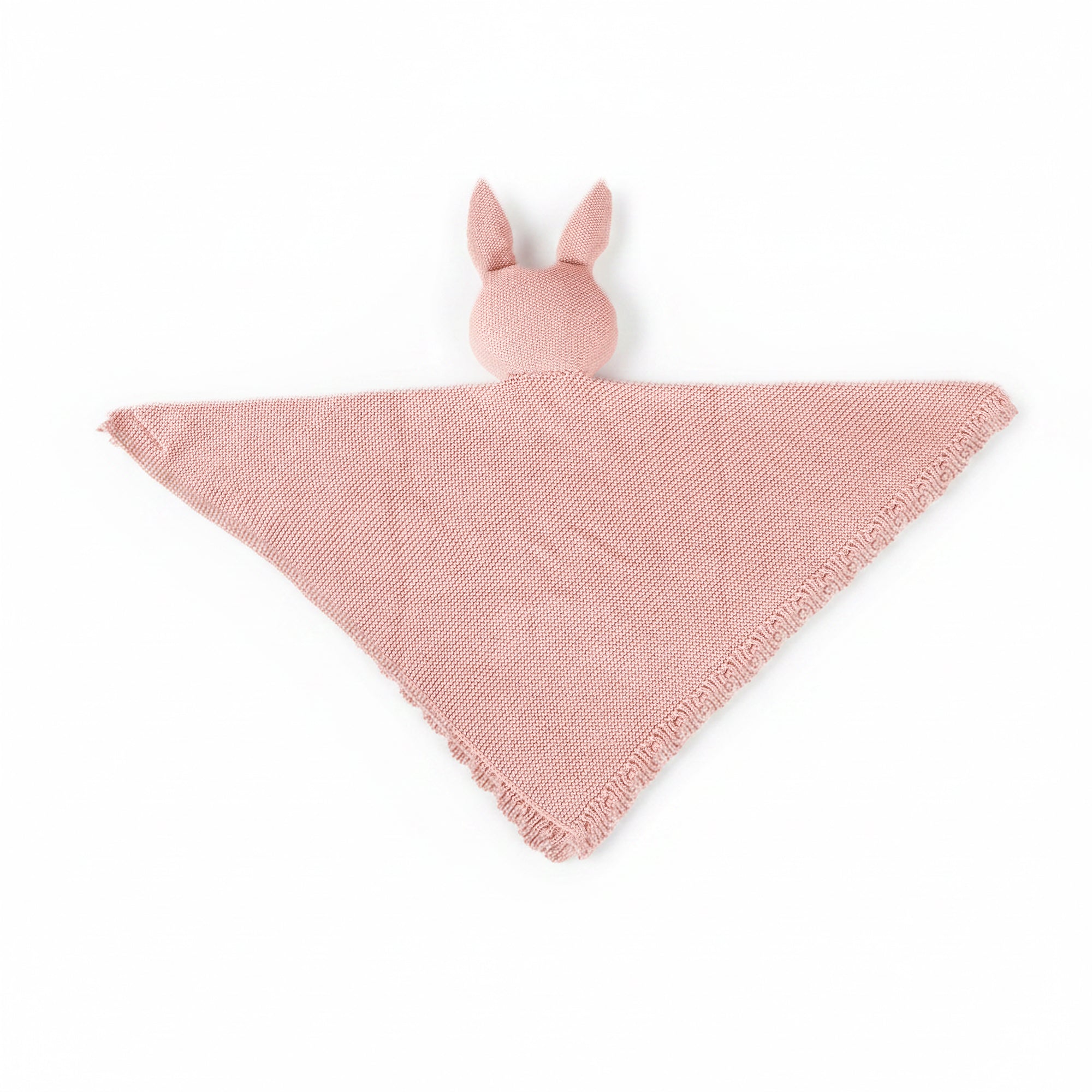 Personalised Baby Knitted Lovey Blanket - Pink