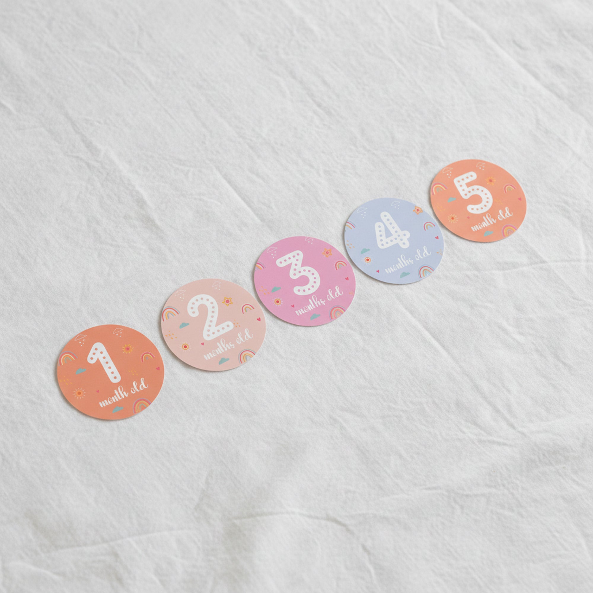 Baby Milestone Discs - Rainbow Dreams