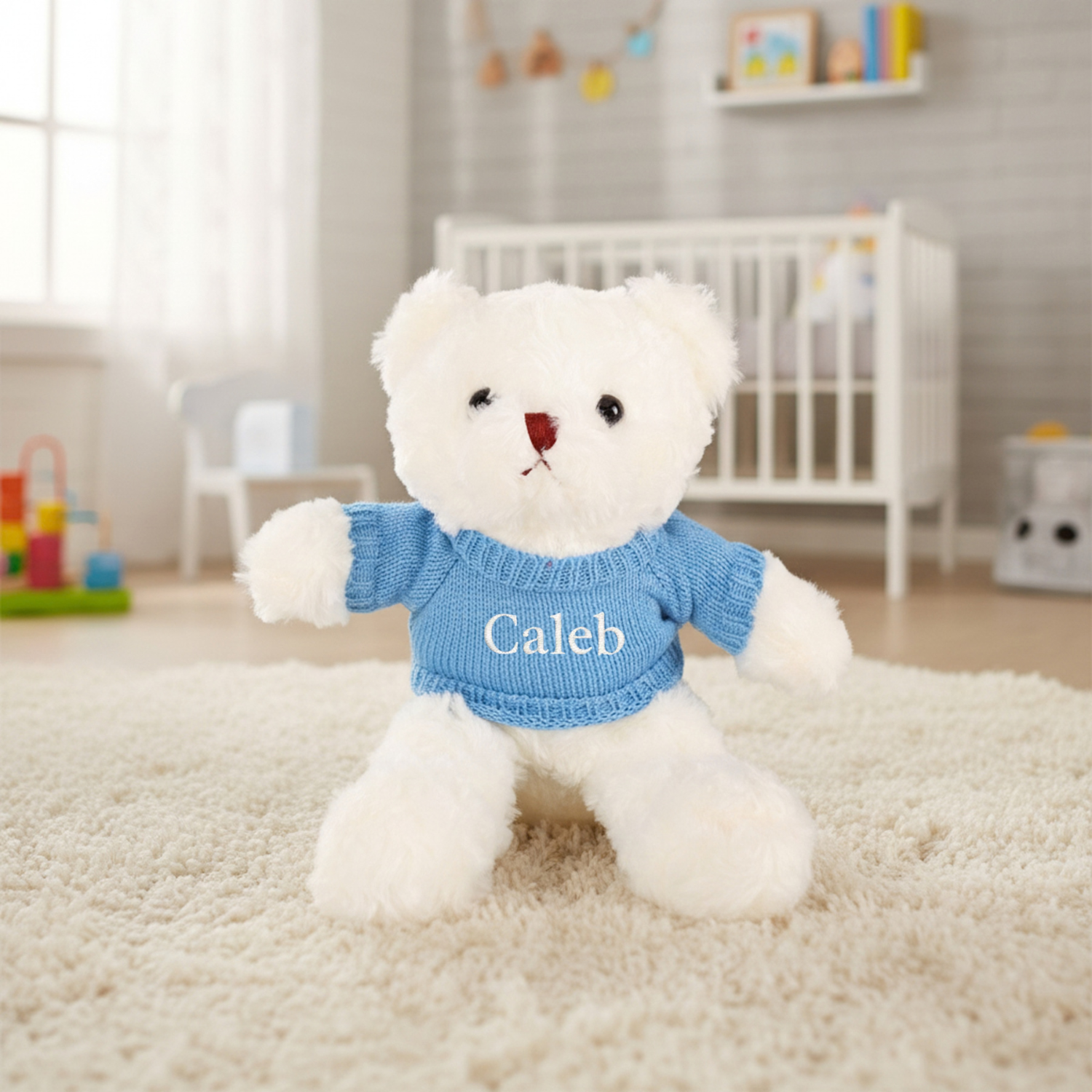 Personalised Snow Bear Teddy
