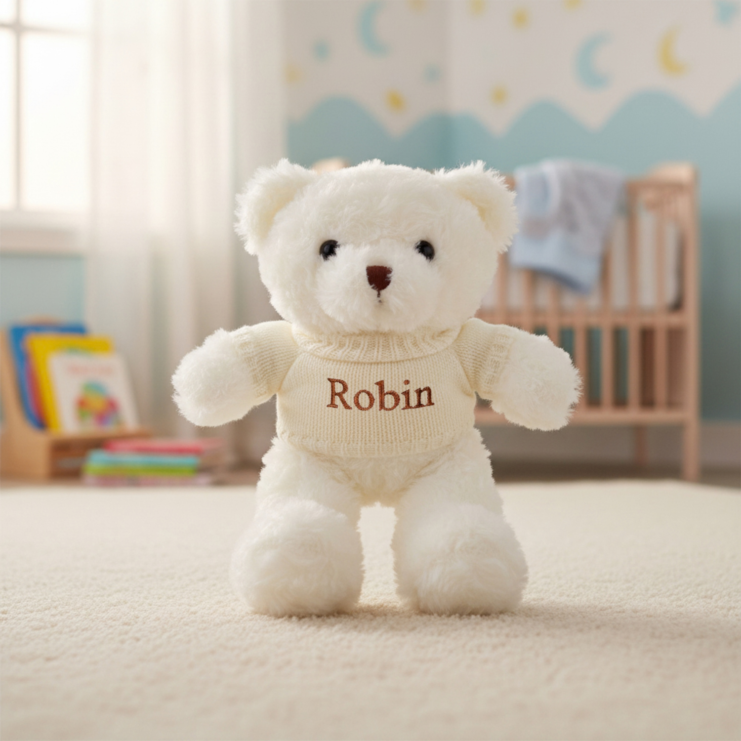 Personalised Snow Bear Teddy