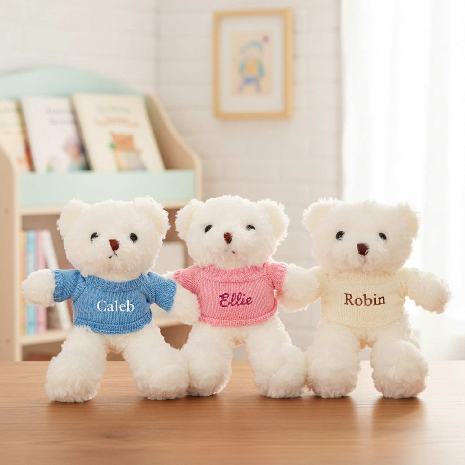 Personalised Snow Bear Teddy