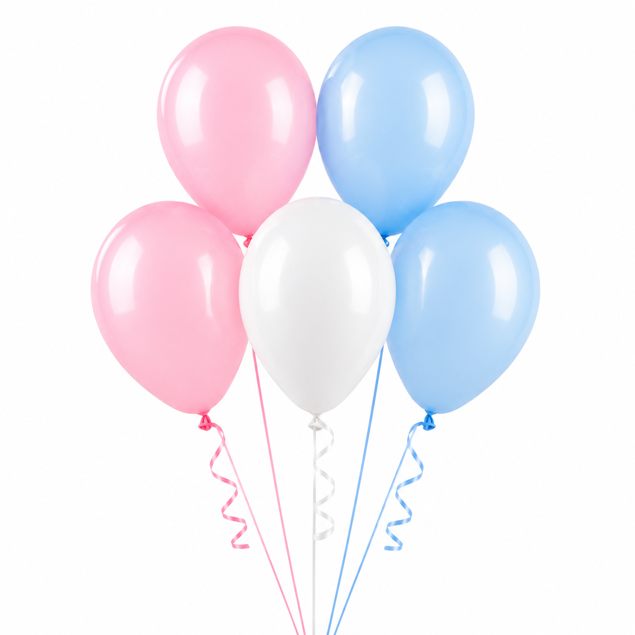 Gender Reveal Balloon Bouquet Set, 5 Pcs