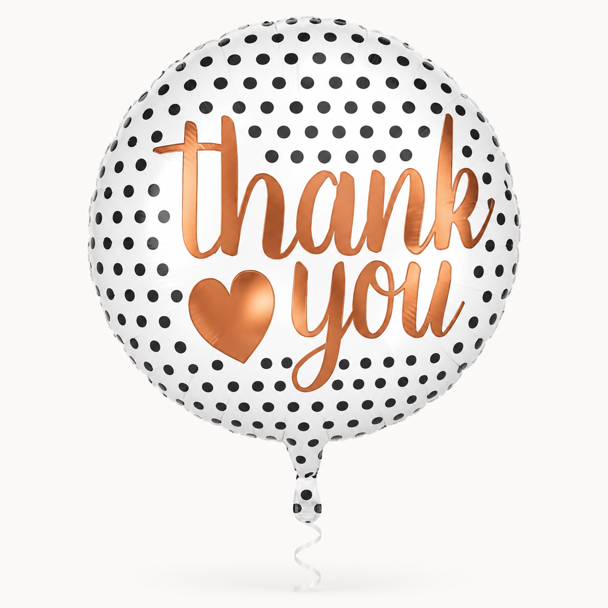 18" Thank You, Dots Foil Balloon