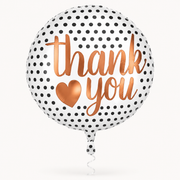 18" Thank You, Dots Foil Balloon