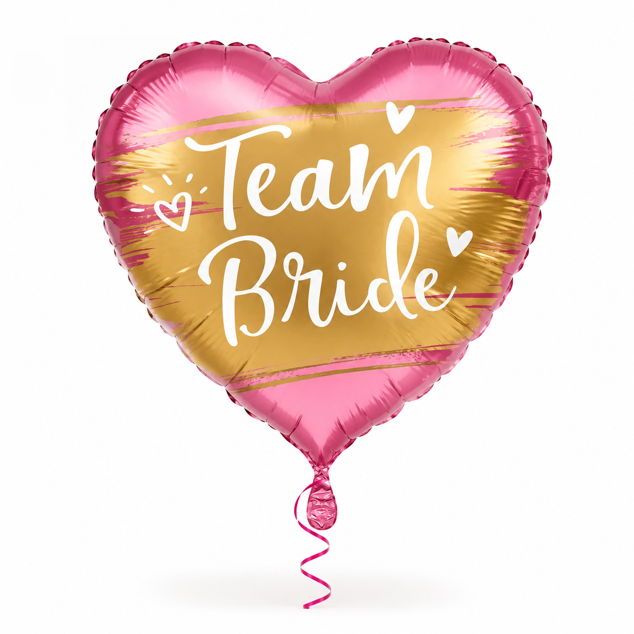 18" Team Bride, Gold Satin Foil Balloon