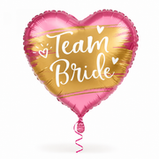 18" Team Bride, Gold Satin Foil Balloon
