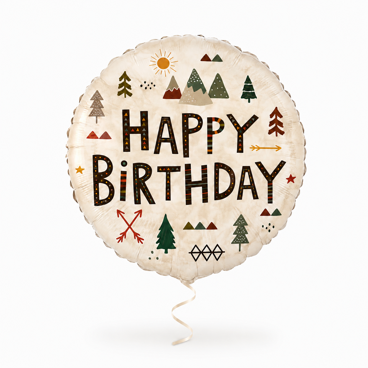 18" Wilderness Birthday Foil Balloon