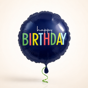 18" Modern Happy Birthday Foil Balloon