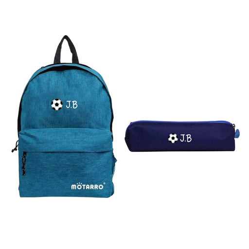 Personalised Backpack with Personalised Pencil Case