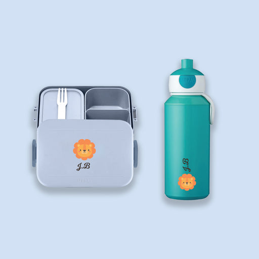 Small Bundle - Personalised Lunch Box with Personalised Water Bottle