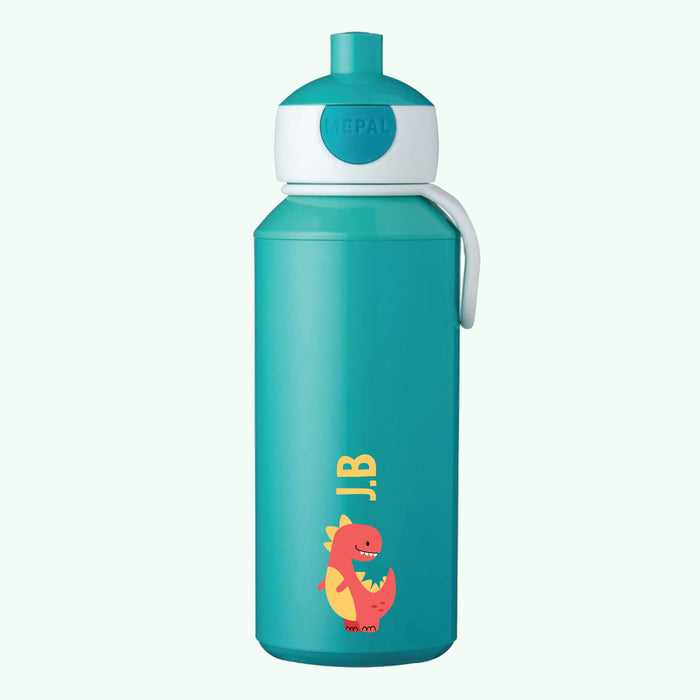 Personalised Drinking Bottle Pop-Up Campus 400 ml / 14 oz - Turquoise