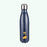 Personalised Loin Navy Metal Insulated Drinks Bottle