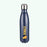 Personalised Loin Navy Metal Insulated Drinks Bottle