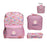 3-Pieces Backpack Set for Kids - Personalised Backpack with Personalised Lunch Box Bag and Pencil Case