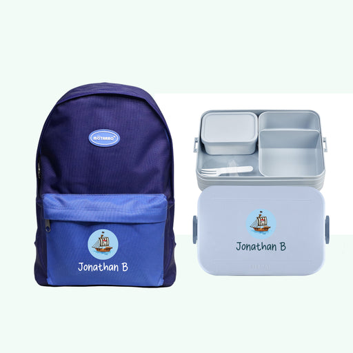 Personalised backpack and lunchbox deals