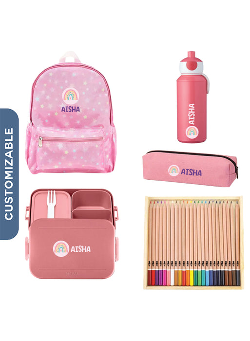 5 Pieces Personalised Back to School Bundle