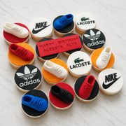 Sports Logo Theme Cupcakes – 12 Pcs