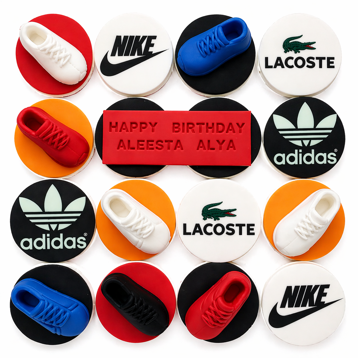 Sports Logo Theme Cupcakes – 12 Pcs