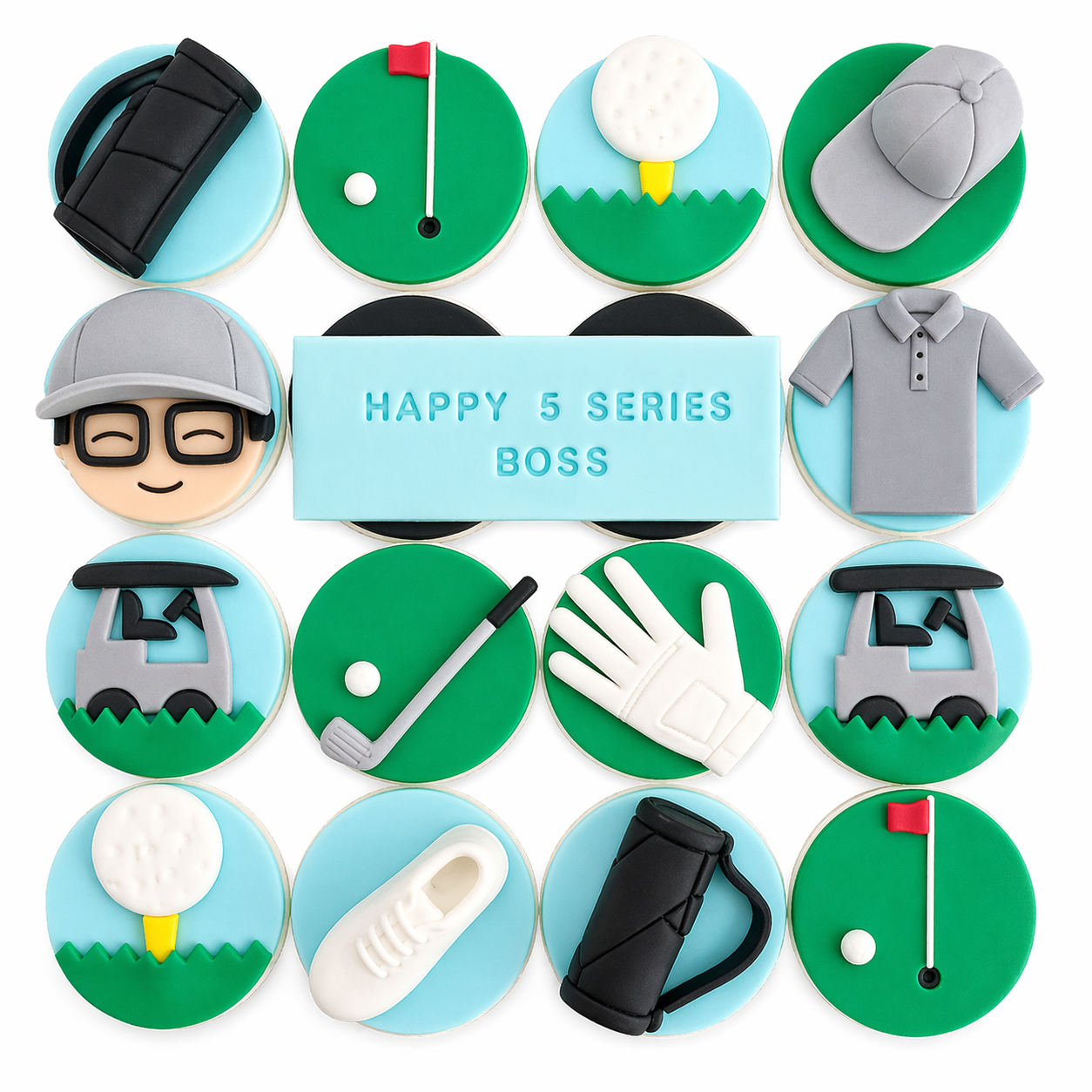 Golf Theme Cupcakes (12 Pieces)