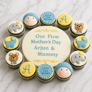 Baby Boy Theme Cupcakes – 12 Pcs