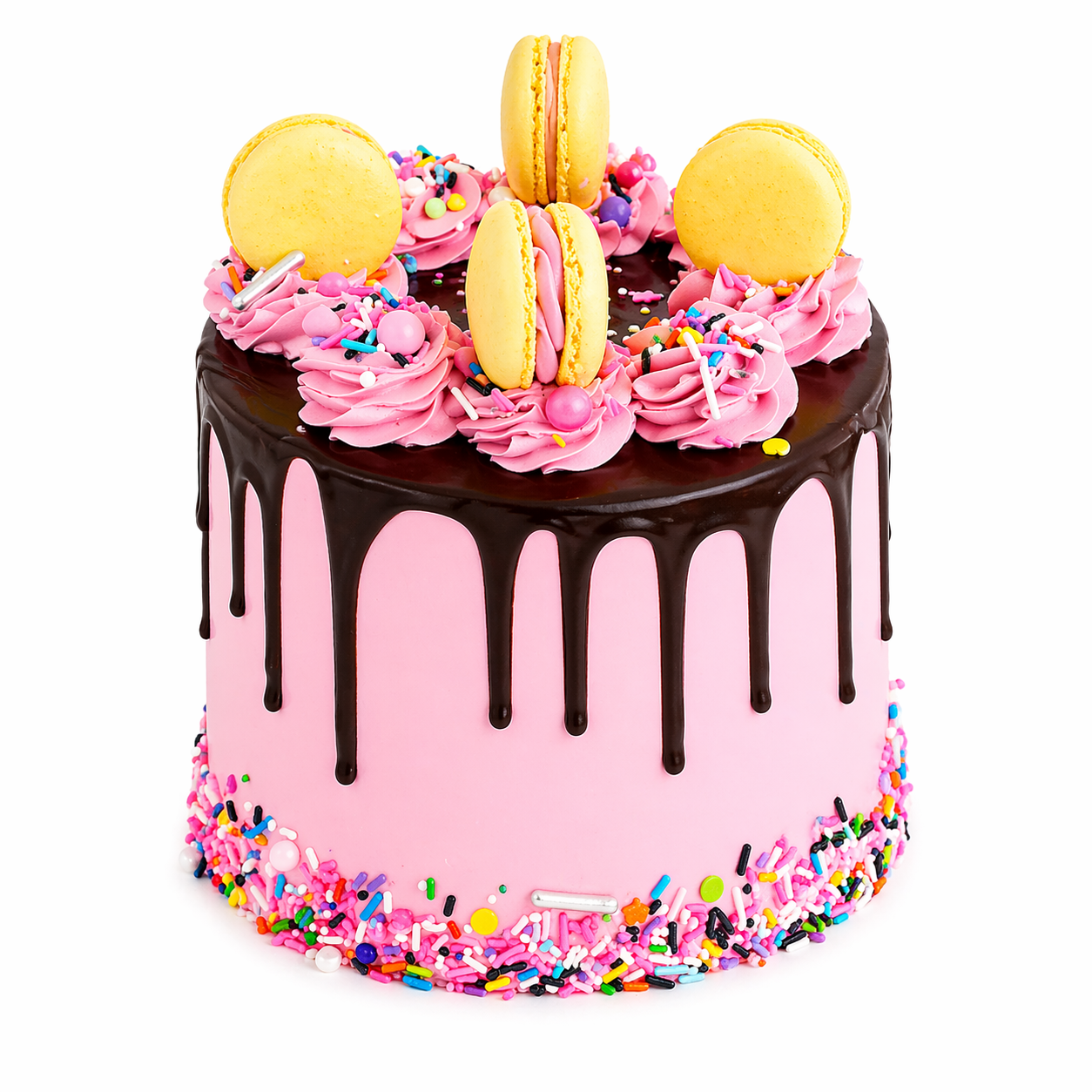 Whimsical Pink Cake