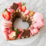 Malt Heart Cake