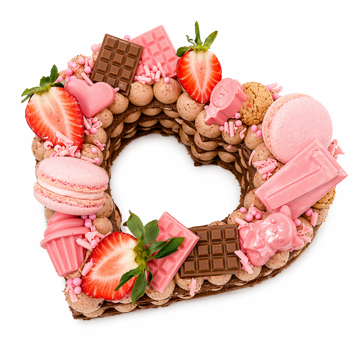Malt Heart Cake
