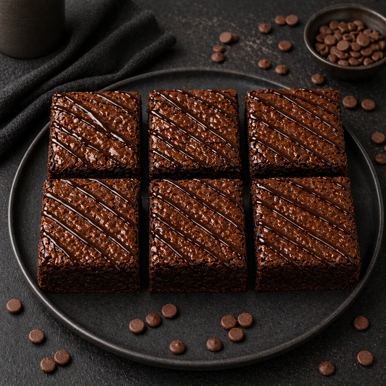 Premium Chocolate Brownie - 6 Pcs