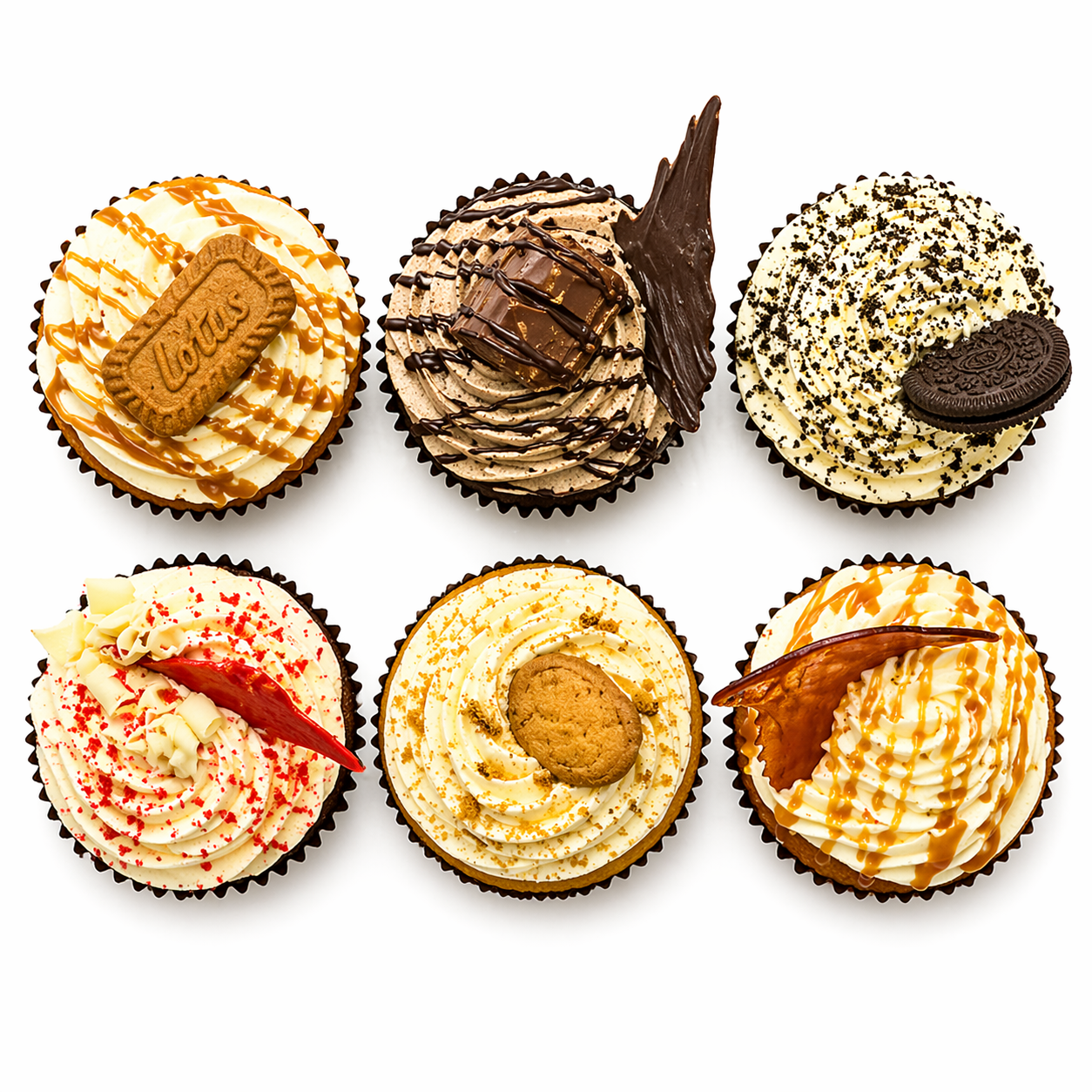 Box of 6 Assorted Cupcakes